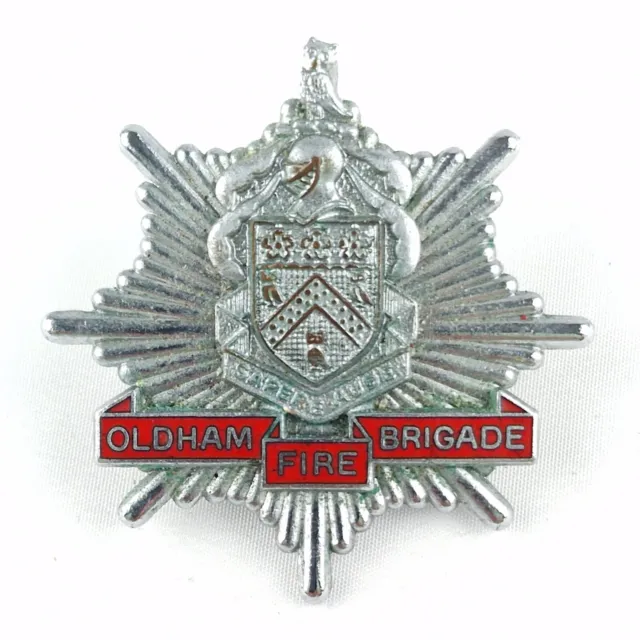 Oldham Fire Brigade Cap Badge