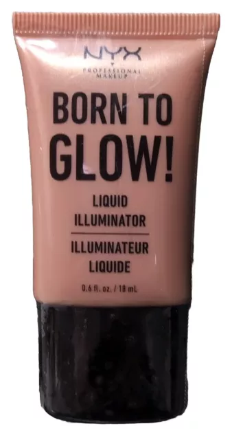 NYX Cosmetics NYX Born to Glow Liquid Illuminator, Gleam, 0.6 oz