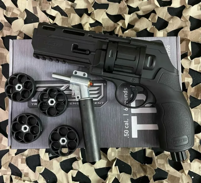 T4E .68 Cal HDR 16 Joule Paintball Revolver For Home Defense - Basic Kit 2