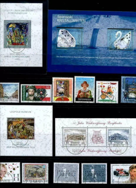 Österreich 1981  - 2011 gest. + 1981 - 2001 ** Sammlung im Lindner Ringbinder