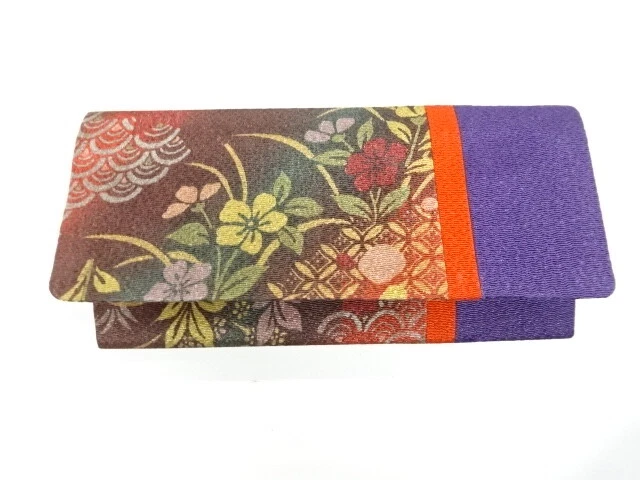 6367357: Japanese Kimono / Vintage Wallet / Floral Plants