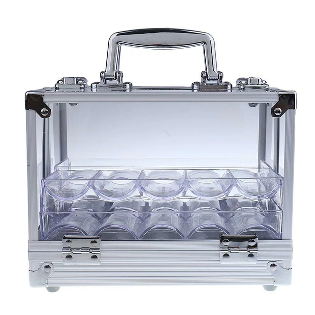 600  Chip Case Double   with 6 Chip Trays Racks