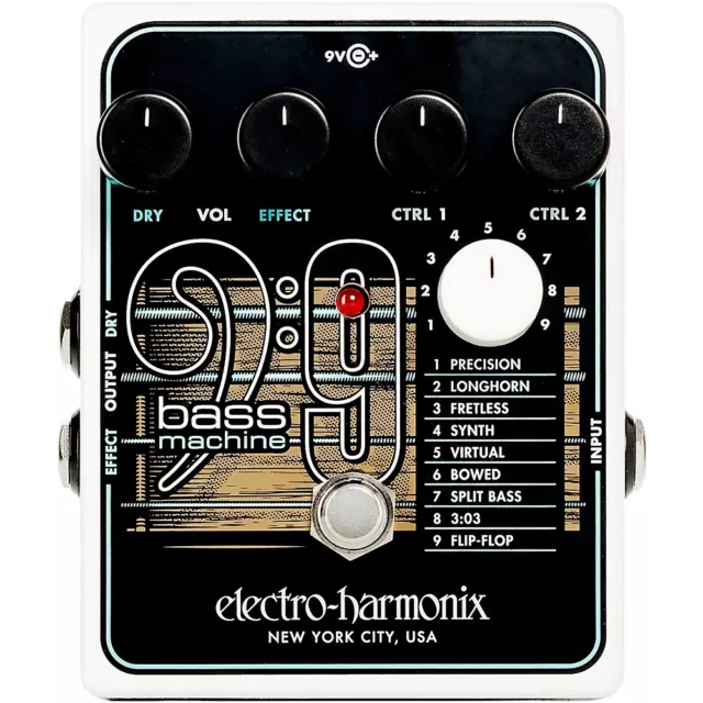 Electro-Harmonix BASS9 Bass Machine Effects Pedal