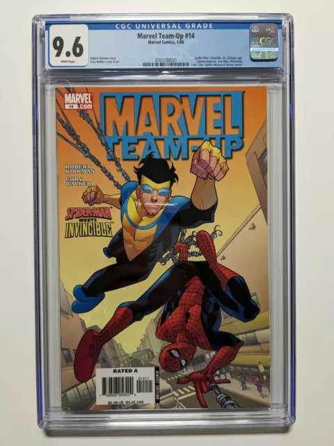 Marvel Team-Up #14 - CGC 9.6 - Spider-Man meets Invincible - Robert Kirkman