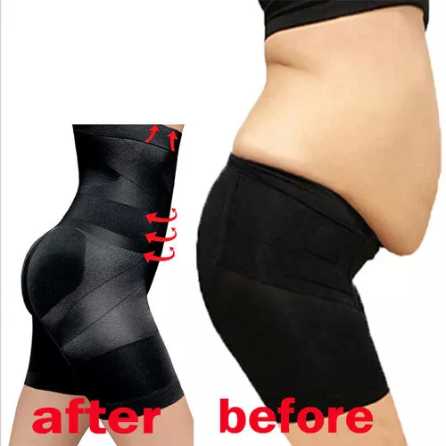 Women High Waist Seamless Tummy Control Body Shaper Pants Slimming Shapewear