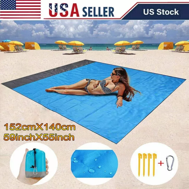 Beach Mat Outdoor Picnic Blanket Rag Mattress Camping Waterproof Sand Free mat