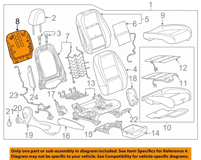 Chevrolet GM OEM 15-18 Trax Droite Seat-Seat Arrière Panneau 95078200