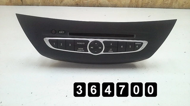 2008 Renault Laguna Auto Radio Cd Le Code Manque 281150013R