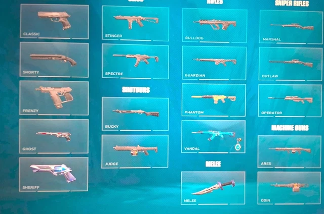 Compte valorant - Rank : D1 - +40 Skins