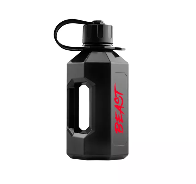 Alpha Bottle XL 1600ml Large Water Bottle Gym Jug - Eddie Hall 'Beast' Edition