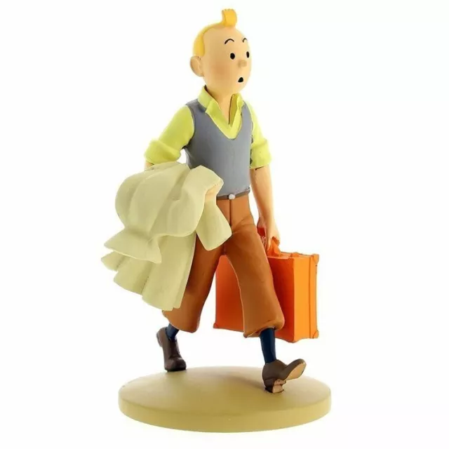 Tim & Struppi Tintin Tim Sur Voyage Figurine Moulinsart 42217 ca.12cm Neuf