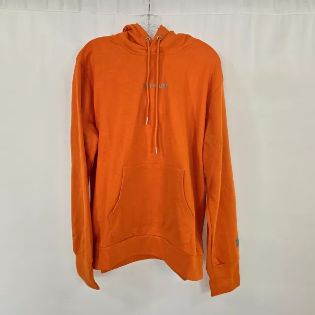 NWT Sixth June Paris Hoodie Sweat Capuche Aluminum Orange Long Sleeve Size Large