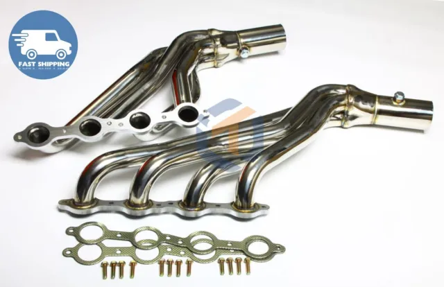 Exhaust Headers For 99-06 Chevy Gmc Silverado Sierra Yukon Tahoe 4.8 5.3 6.0 V8