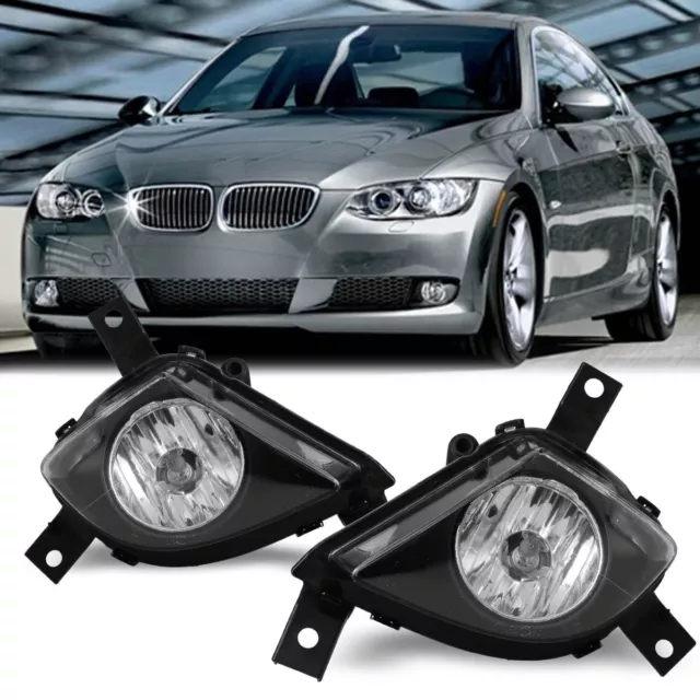 Fit 2009-2011 BMW 335D 328i xDrive Driving Fog Lights Front Bumper Lamps Pairs