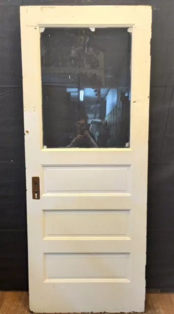 Half Glass & Raised Panel Interior Door 31 3/4" x 79 1/2"