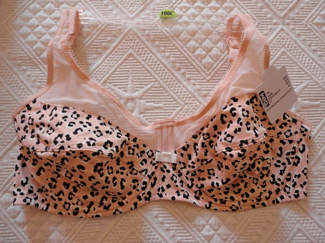 Soutien-gorge Dim Generous Imprimé Palmani Taille 100C - Avec Armatures - Neuf Avec étiquettes
