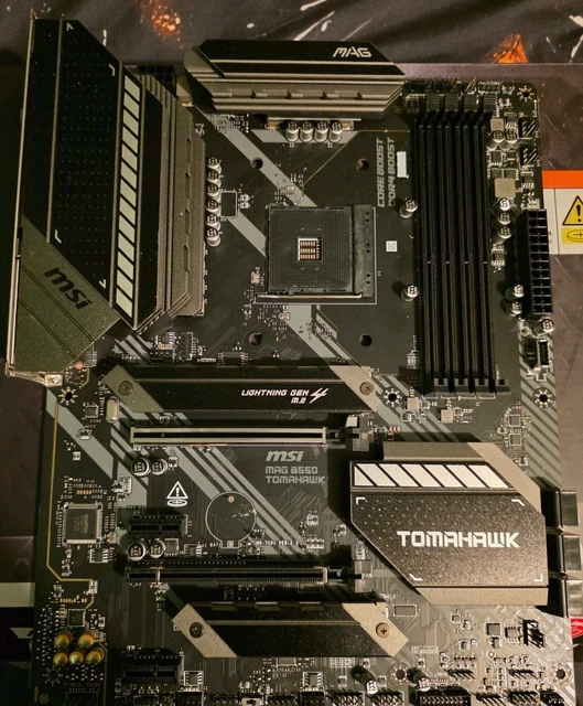 MSI MAG B550 TOMAHAWK AMD Motherboard AM4 SOCKET DDR4 RAM SUPPORTED £89 ...