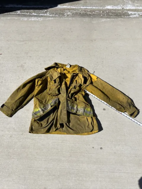 Barrier Wear Nomax Aramid FR Wildland FireFighter  Fire Coat Jacket Large Q15