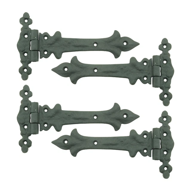 7" Wrought Iron Strap Hinge Southern Charm RSF Resistant Barn Door