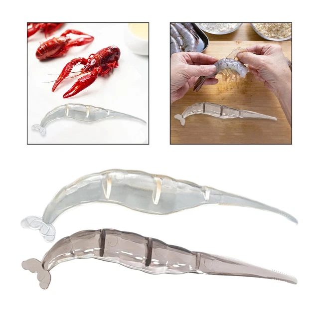 SHRIMP DEVEINER TOOL Shrimp Shell Removing Practical Prawn Sheller ...