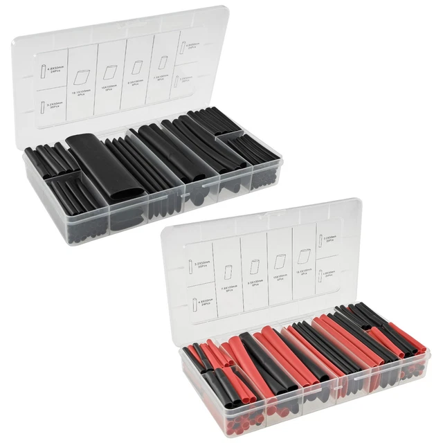 Assortimento di Tubo Termoretraibile Set 142-tlg. Tubi Termoretrattili Adesivo