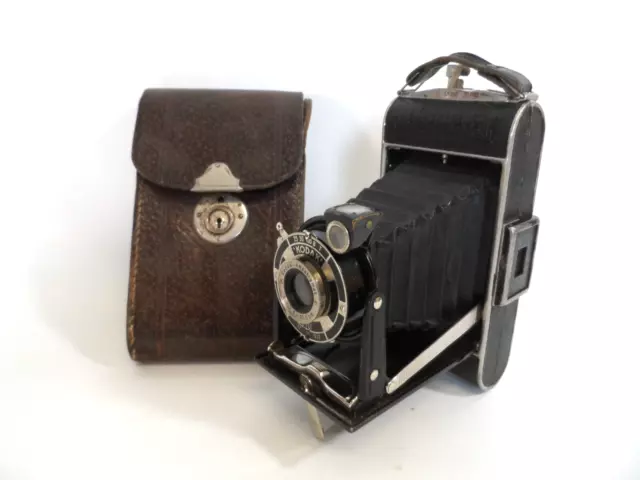 Kodak Junior 620 Anastigmat 10,5 Klappkamera Kamera Optik  1933/39 Stuttgart