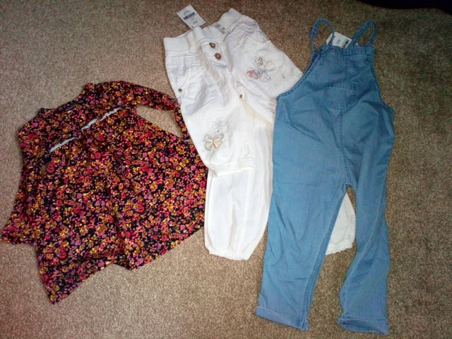 Baby Girls Next clothing bundle 18-24 months 1.5-2 years dress trousers Playsuit