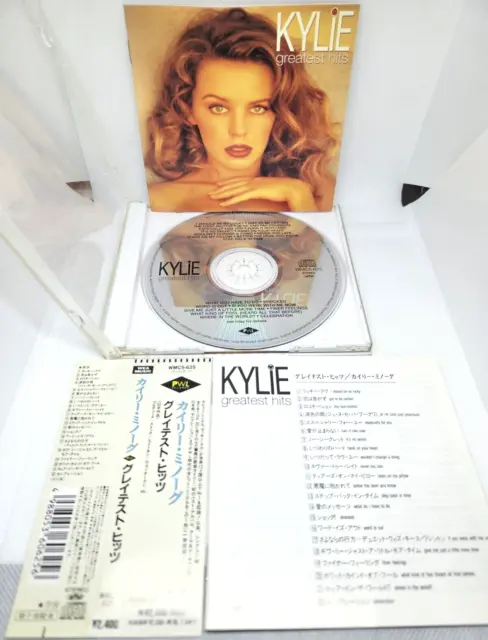 KYLIE MINOGUE Greatest Hits Japan CD WMC5-625 w/OBI 22 Tracks 1993 F/S