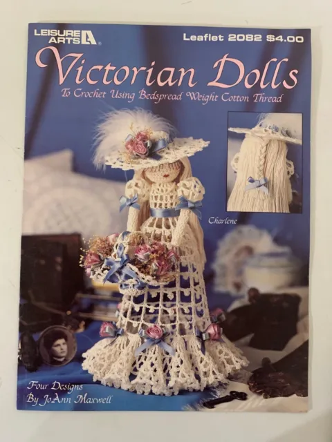 Folleto de artes de ocio de muñecas victorianas para ganchillo 2082