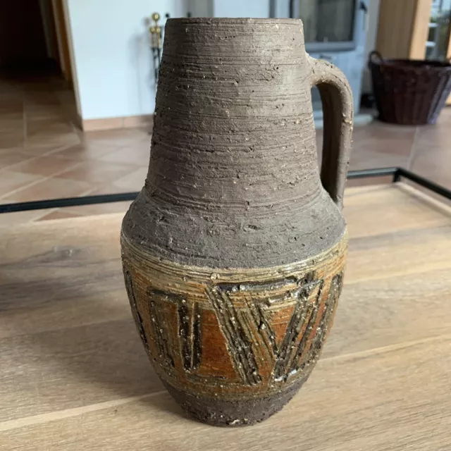 Seltene 60er 70er Jahre Krösselbach Vase Cläre Zange / Karl Heinz Löffler