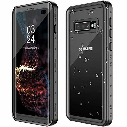 GOLDJU Samsung Galaxy S10 Plus Waterproof Case,S10 Plus Case Built in Screen ...