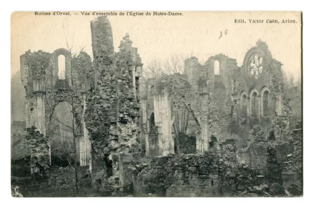 CPA - Carte postale - Belgique -Ruines de l'Abbaye d'Orval -Eglise Notre-Dame