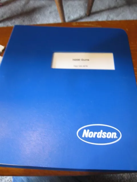 Nordson Blue RTD H200 Guns Repair Manual Service Guide  pn# 104 457E