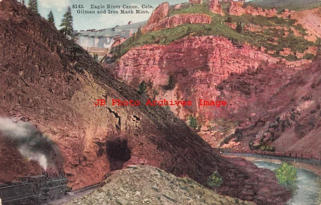 CO, Eagle River Canon, Colorado, Gilman & Iron Mask Mine, No 8143
