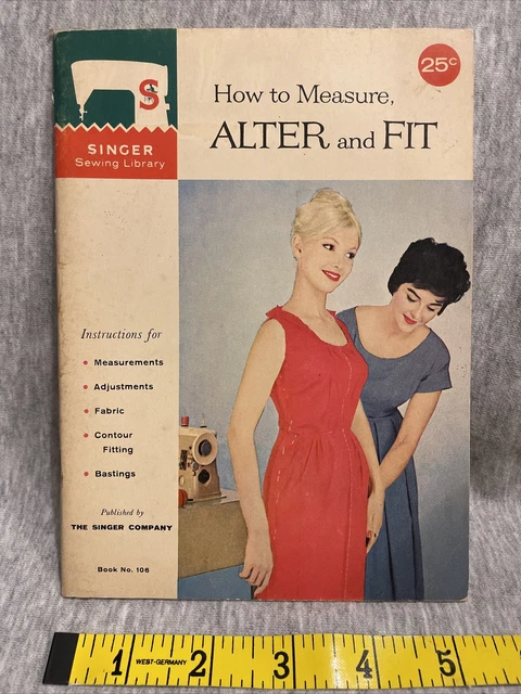 Vintage Singer How To Alter Book AS READ.
