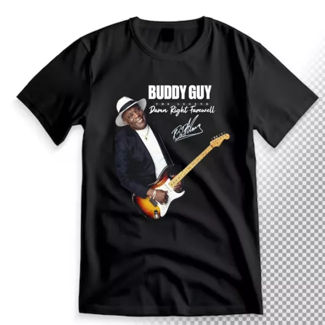 RARE BUDDY GUY signature Gift Funny Men All Size T-Shirt $22.99 - PicClick