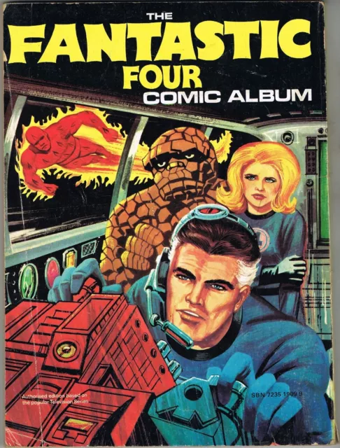 Vintage 1970 The Fantastic Four Comic Album: Stan Lee Jack Kirby: The Thing