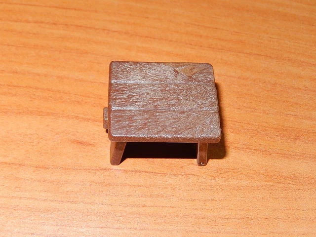 Tabouret PLAYMOBIL Marron Foncé - Pièce Détachée Pour Figurines