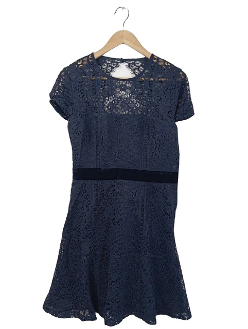 Robe De Soirée Claudie Pierlot - Taille 38 (EU) - Noir, Bretelles, Courte - Élégant Et Rétro - Très Bon état