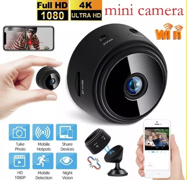 TELECAMERA VIDEOCAMERA SPIA Mini Professionale Micro Camera Nascosta Auto  Casa EUR 13,90 - PicClick IT