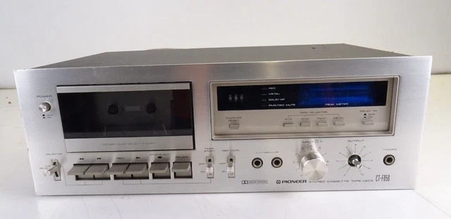 VINTAGE PIONEER CT-F650 Stereo Cassette Deck Tape Player Recorder £164. ...