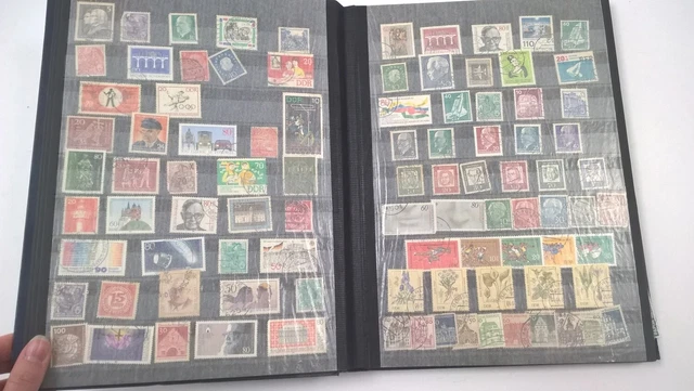 Album Containing Stamp Collection With Good Selection Of Vintage World Stamps