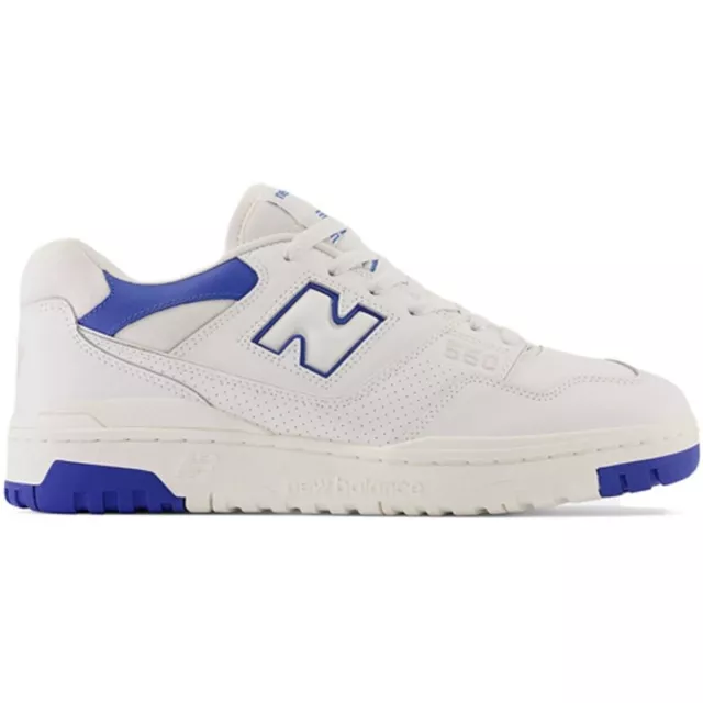 Scarpe New Balance bb550swc bianco blu uomo donna sneaker sportive calzature