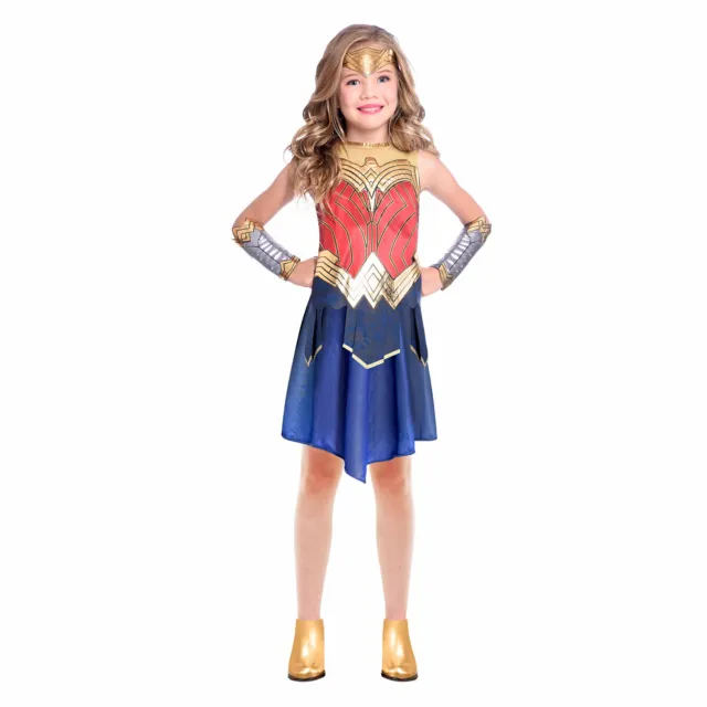 Abito da supereroe bambini Wonder Woman costume principessa Diana ragazze settimana del libro 2