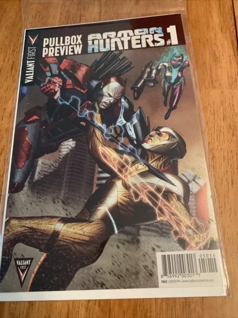 Armor Hunters 1 Pullbox Preview Valiant First Nice Book!