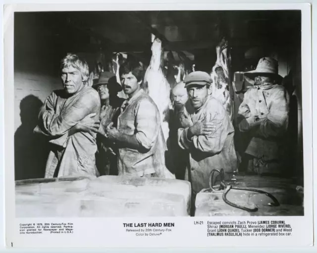 James Coburn Paull LAST HARD MEN 1976 8x10 Org Movie Photo 10952