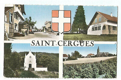 74 SAINT CERGUES #13269 LE JURA ET LE LAC DE GENEVE VUS DE L HOTEL MONTAUBAN NÂ° 