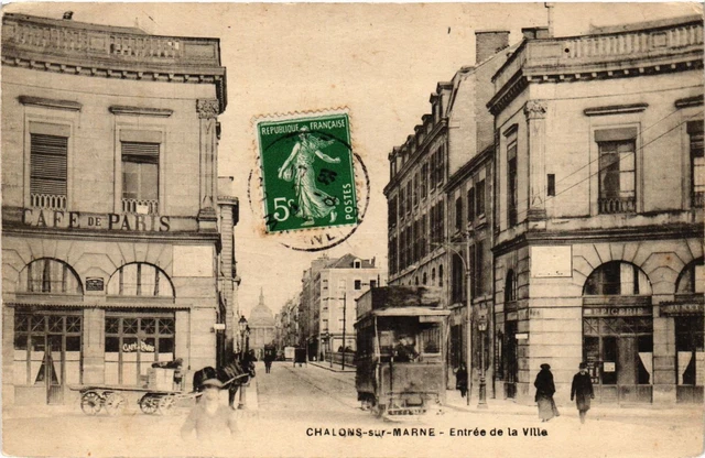 CPA CHALONS-sur-MARNE - Entrance to the City (742001)