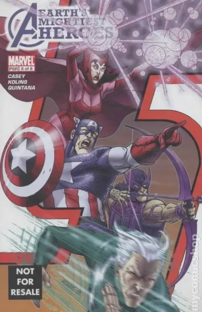 Avengers Earth's Mightiest Heroes Marvel Legends #8 FN 2005 Stock Image