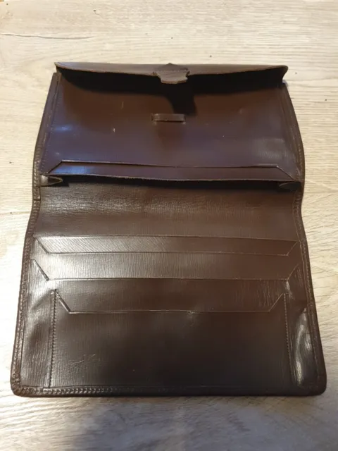 Vintage Real Calf Leather Wallet Made In England